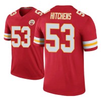 Men Kansas City Chiefs #53 Anthony Hitchens Red Nike legend color rush Jersey Men Kansas City Chiefs #53 Anthony Hitchens Red Nike legend color rush Jersey