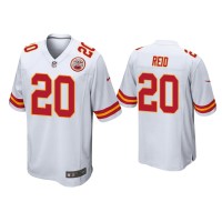 Men Kansas City Chiefs #20 Justin Reid White Game Jersey