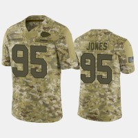 Men Kansas City Chiefs #95 Chris Jones Nike Salute to Service Jersey - Camo Men Kansas City Chiefs #95 Chris Jones Nike Salute to Service Jersey - Camo