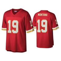 Men Kansas City Chiefs #19 Joe Montana Red 1994 Legacy Replica Jersey Men Kansas City Chiefs #19 Joe Montana Red 1994 Legacy Replica Jersey