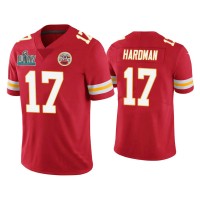 Men Kansas City Chiefs #17 Mecole Hardman Super Bowl LIV Red Vapor Limited Jersey Men Kansas City Chiefs #17 Mecole Hardman Super Bowl LIV Red Vapor Limited Jersey