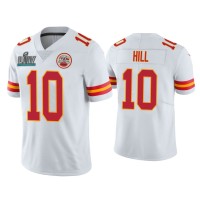 Men Kansas City Chiefs #10 Tyreek Hill Super Bowl LIV White Vapor Limited Jersey Men Kansas City Chiefs #10 Tyreek Hill Super Bowl LIV White Vapor Limited Jersey