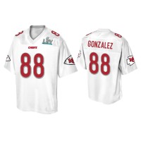 Men Kansas City Chiefs #88 Tony Gonzalez Super Bowl LIV Champions White Jersey Men Kansas City Chiefs #88 Tony Gonzalez Super Bowl LIV Champions White Jersey