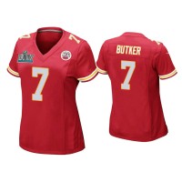 Women Kansas City Chiefs #7 Harrison Butker Super Bowl LIV Red Game Jersey