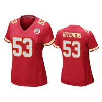 Women Kansas City Chiefs #53 Red Anthony Hitchens Nike Game Jersey