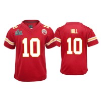 Youth Kansas City Chiefs #10 Tyreek Hill Super Bowl LIV Red Game Jersey