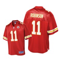 Youth Kansas City Chiefs #11 Red Demarcus Robinson Pro Line Jersey